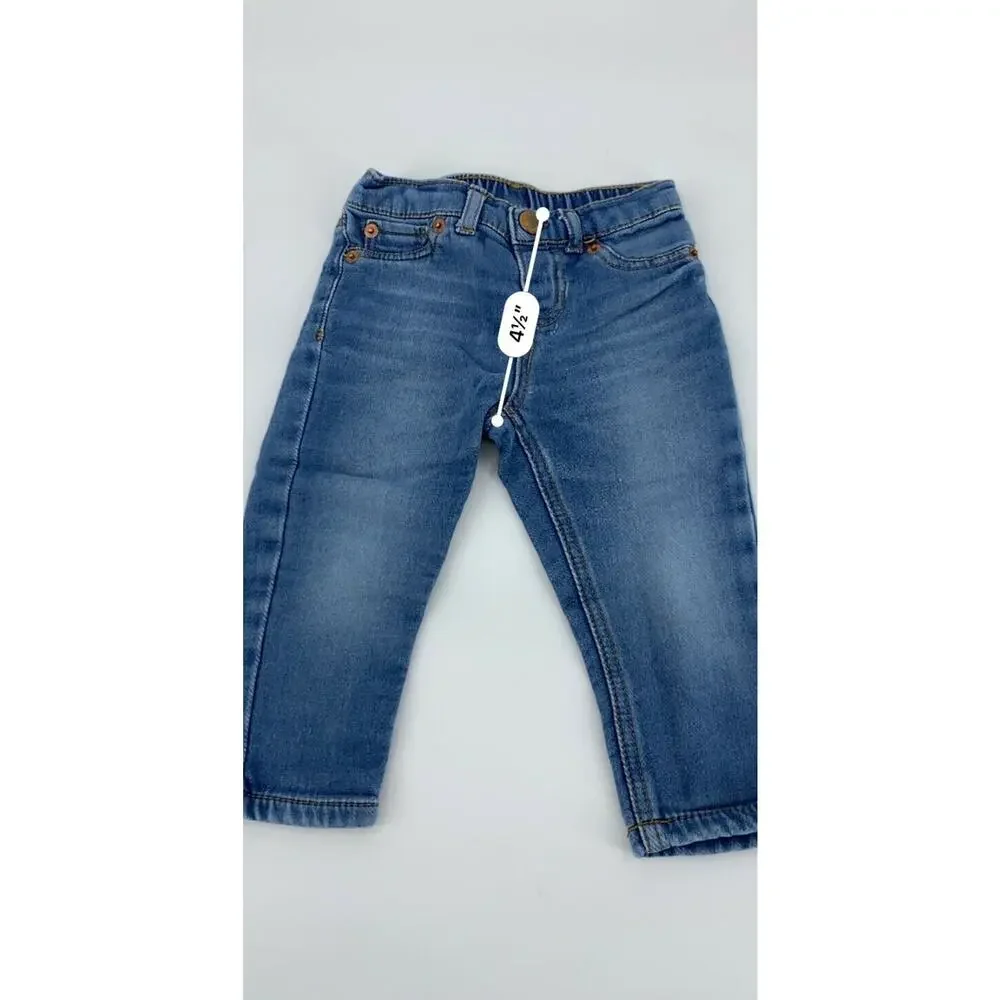 The Childrens Place Girls Blue Jeans Shirt Outfit Bundle Kids Size 18-24 Months - Picture 6 of 9